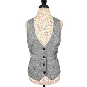 NWT Vintage gray vest size large